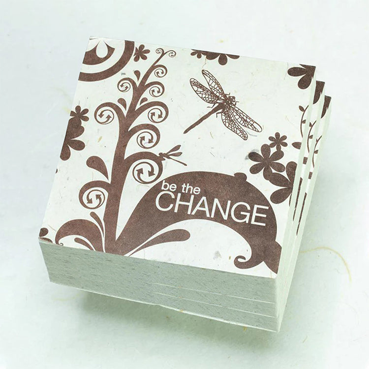 Inspirational - Change - Eco-friendly Scratch Pads (Set of 3) front stacked