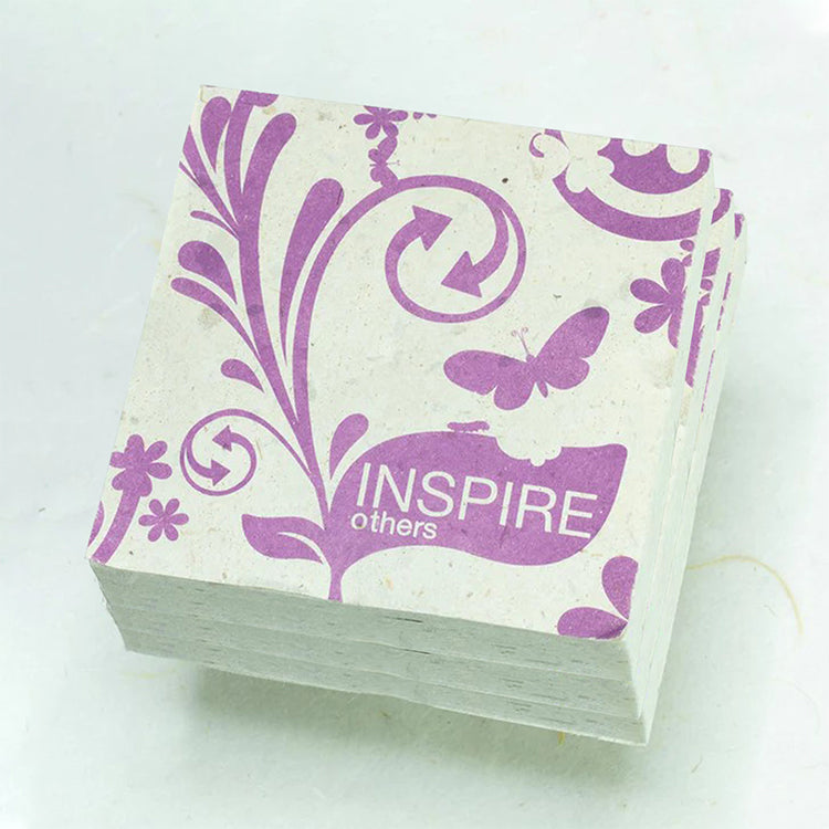 Inspirational - Inspire - Eco-friendly Scratch Pads (Set of 3) front stacked