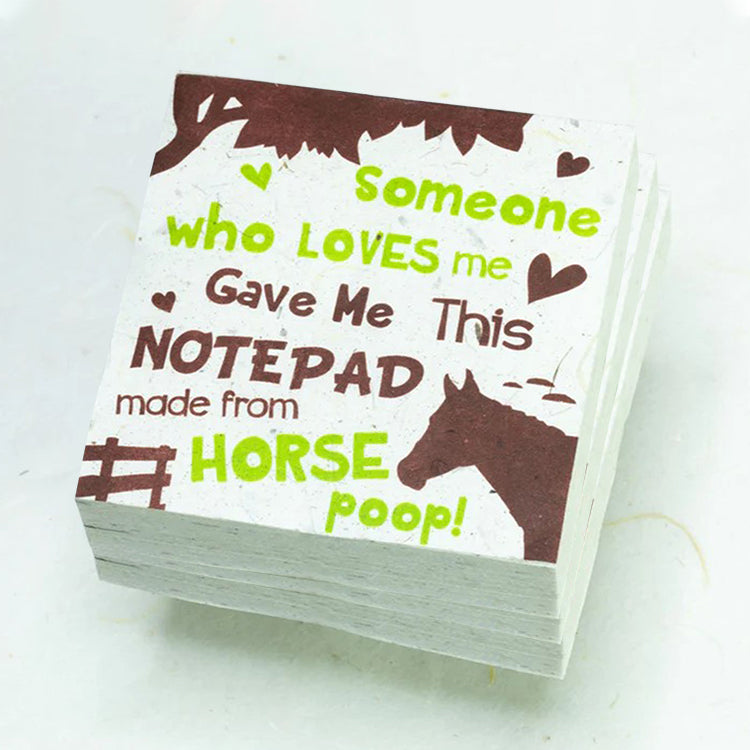 Someone Who Loves Me - Horse - Eco-friendly Scratch Pads - Green (Set of 3) front stacked