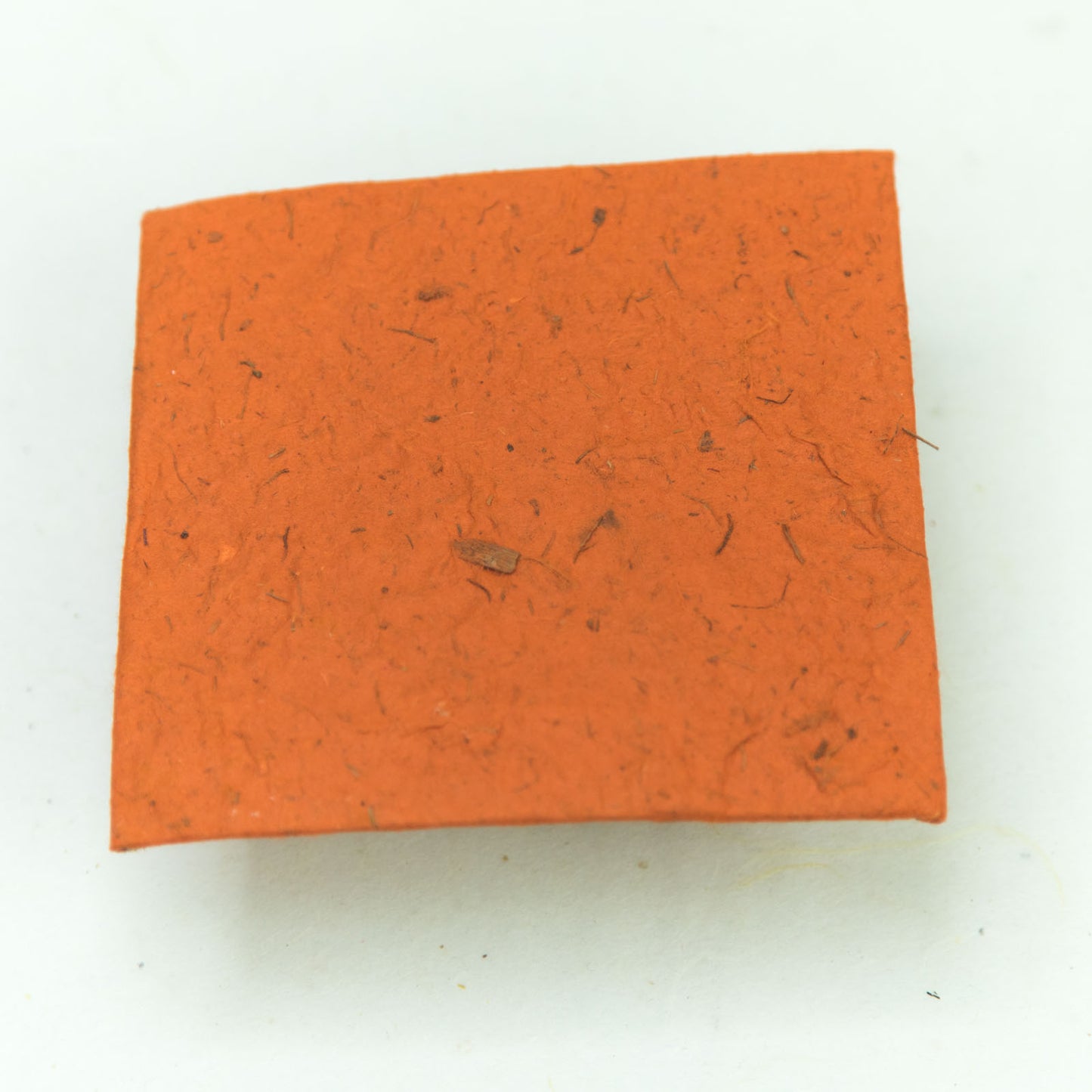 back of eco-friendly envelope for eco-friendly greeting cards in orange