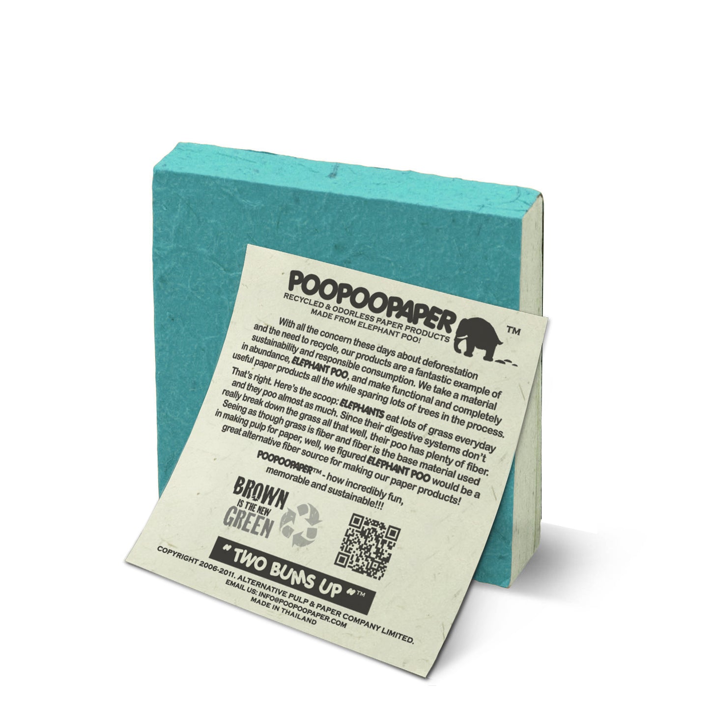 Monkey Love Love Me Doo! - eco-friendly scratch pads - with POOPOOPAPER story card