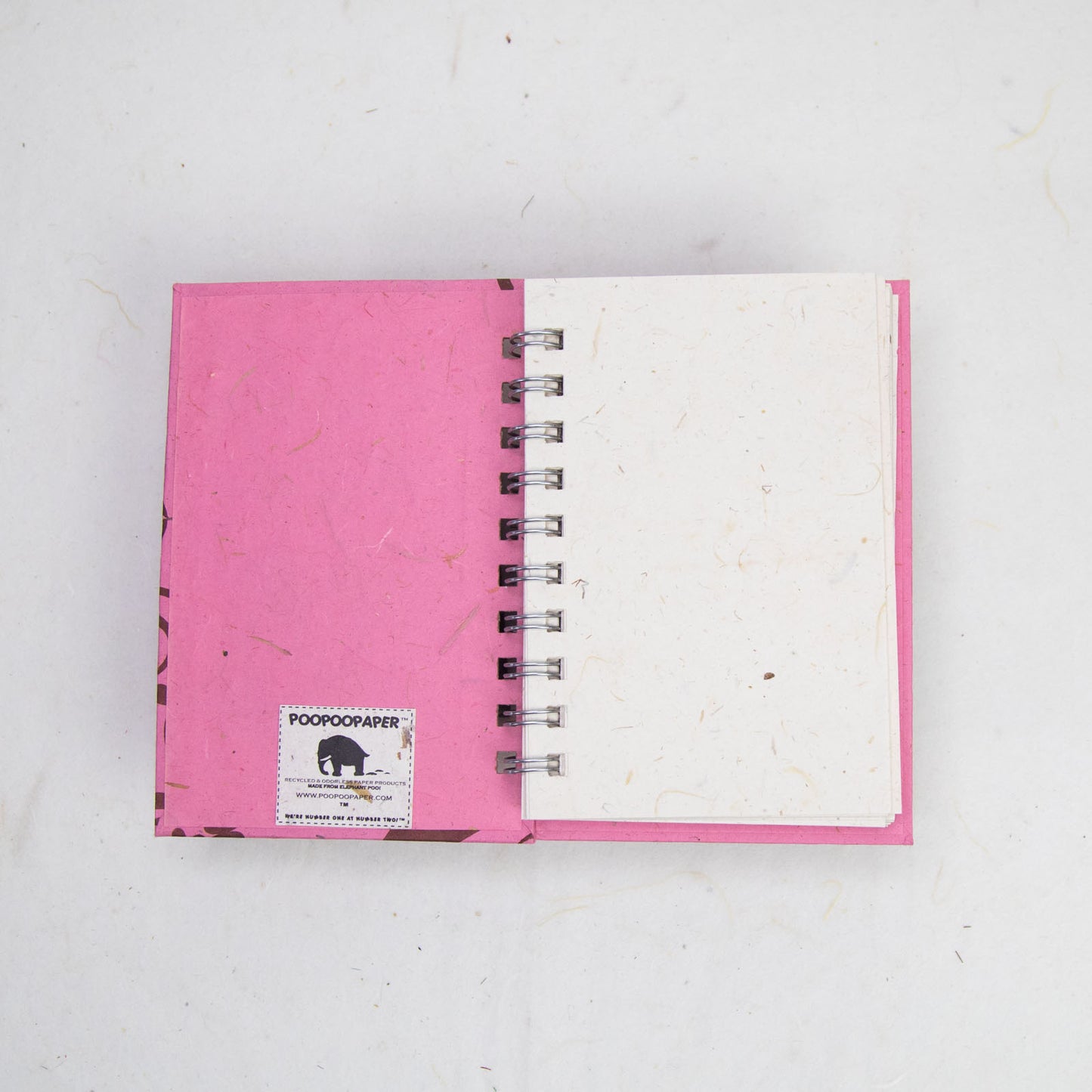 Sustainable products - Inspirational POOPOOPAPER - Peace - Ecofriendly Journal and Scratch Pad Set - journal inside cover