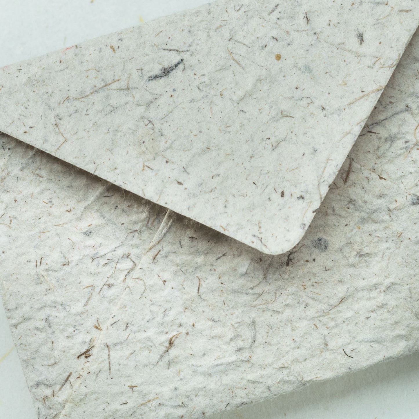 eco-friendly envelope in natural color close up
