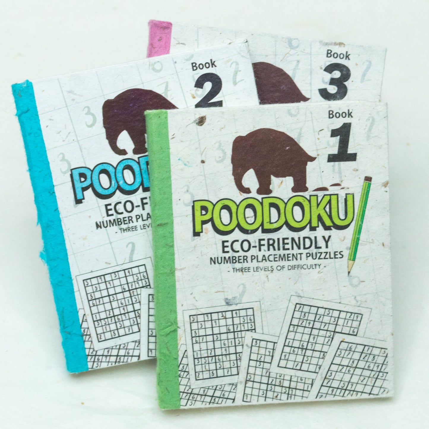 Poodoku - Three Volume Sudoku Number Placement Puzzle Set cover