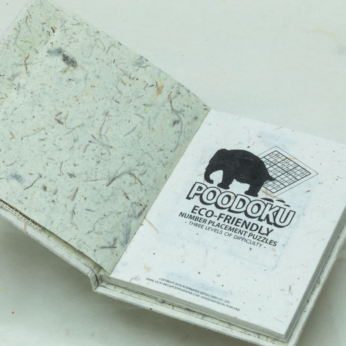 Sustainable products - Poodoku - Three Volume Sudoku Number Placement sustainable Puzzles book - Inside front page - 02