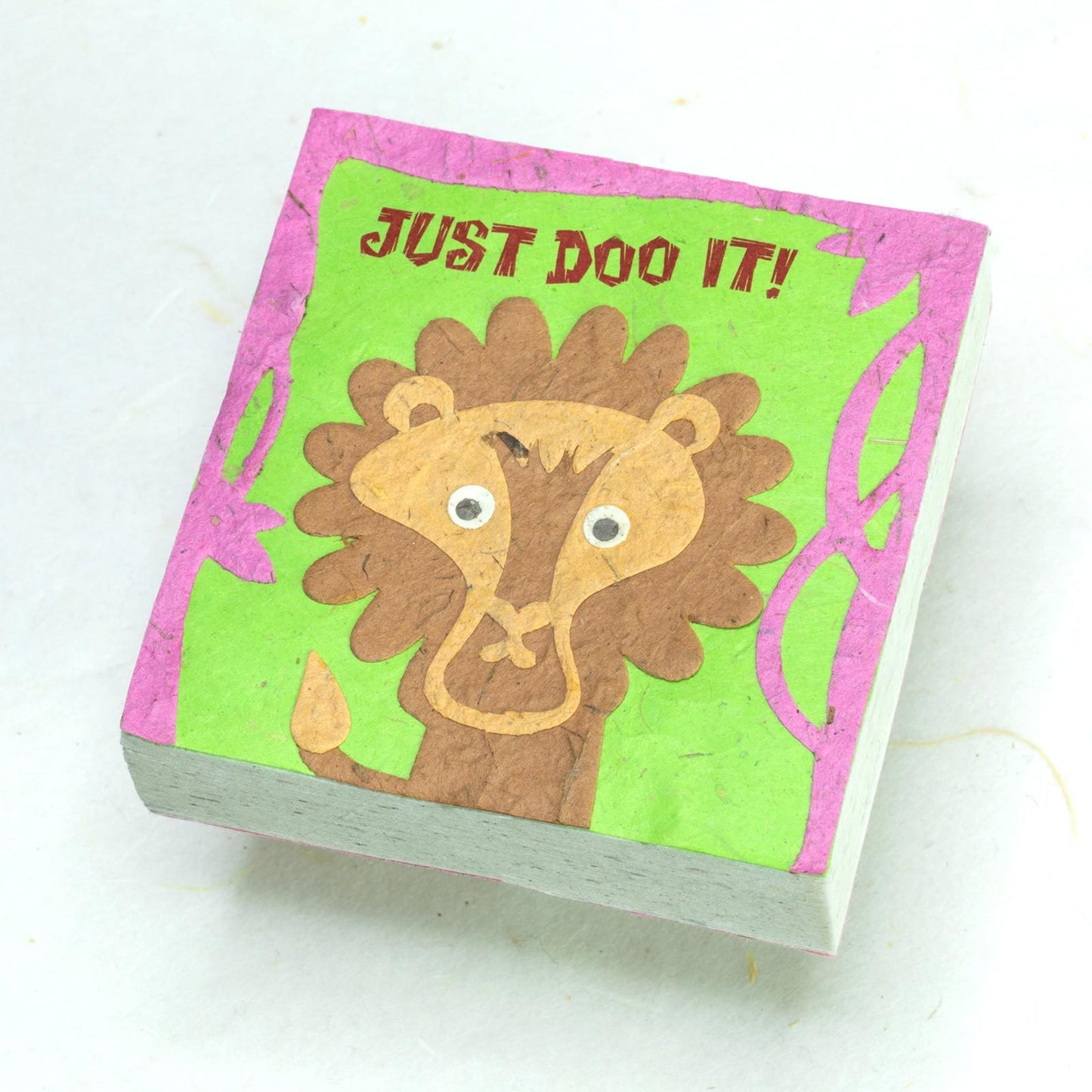 Lion - Just DOO It! Eco-friendly Scratch Pads - Set of 3 - front