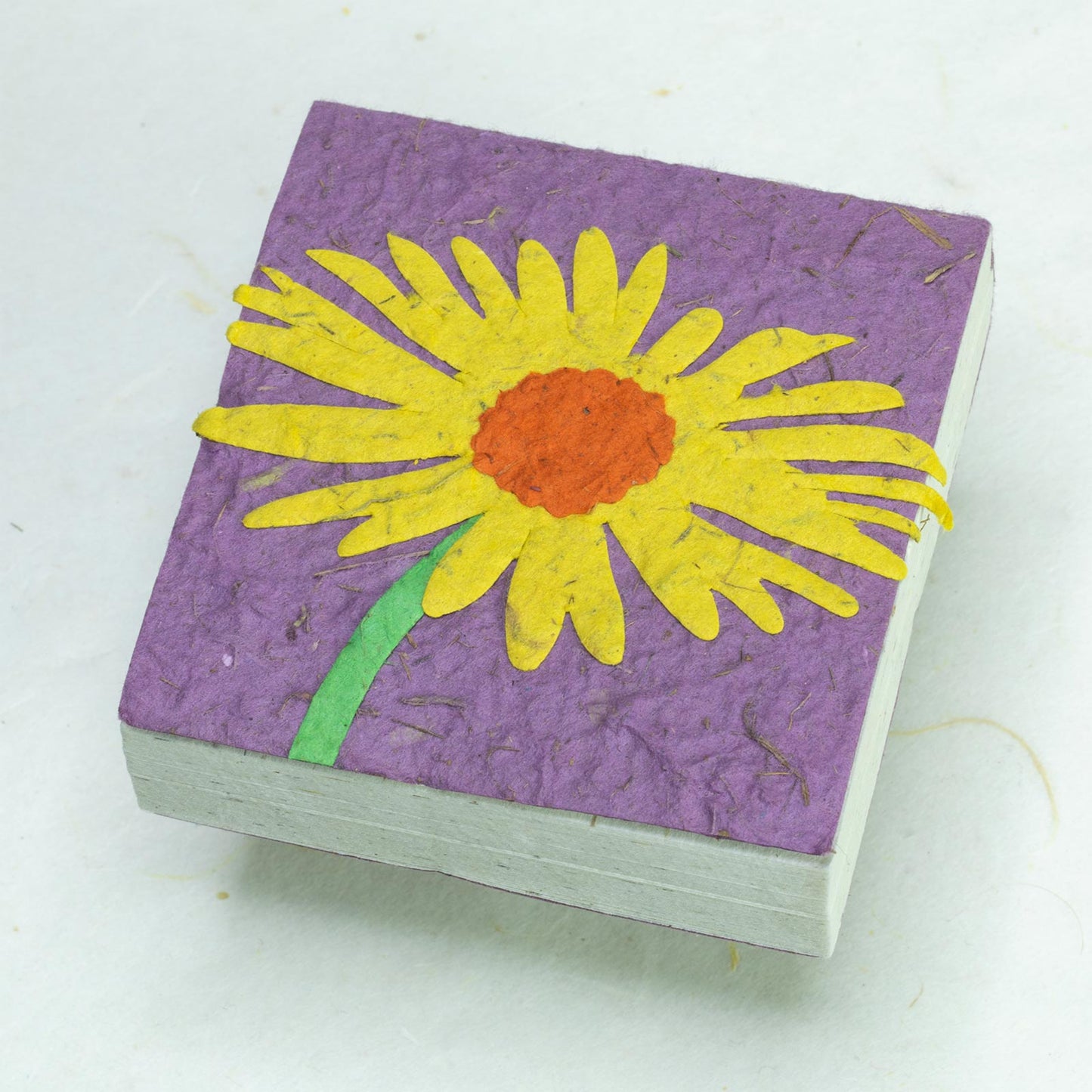 Flower Garden Eco-friendly Scratch Pads - Single Yellow Flower (Set of 3) - front