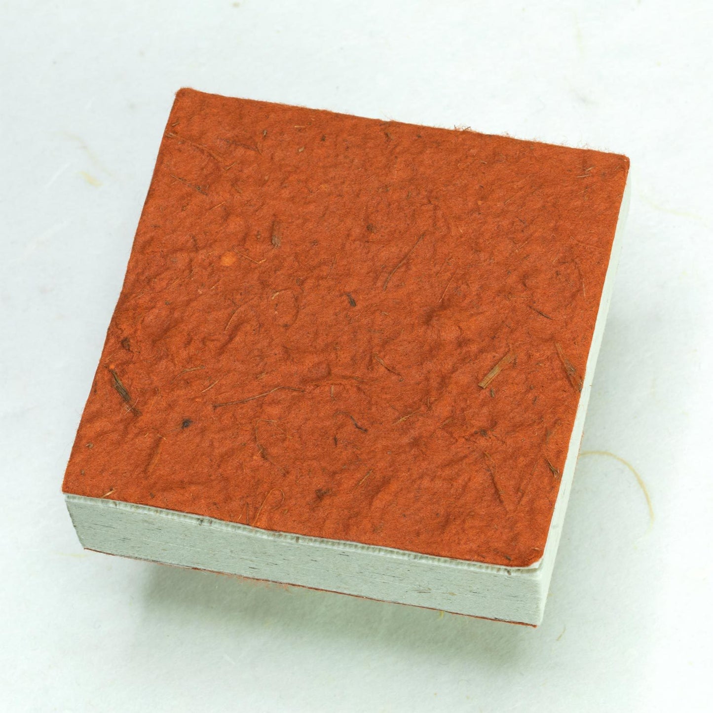 Made With Real Poo! - Cow - POOPOOPAPER - Orange - Eco-friendly Scratch Pads (Set of 3) - back