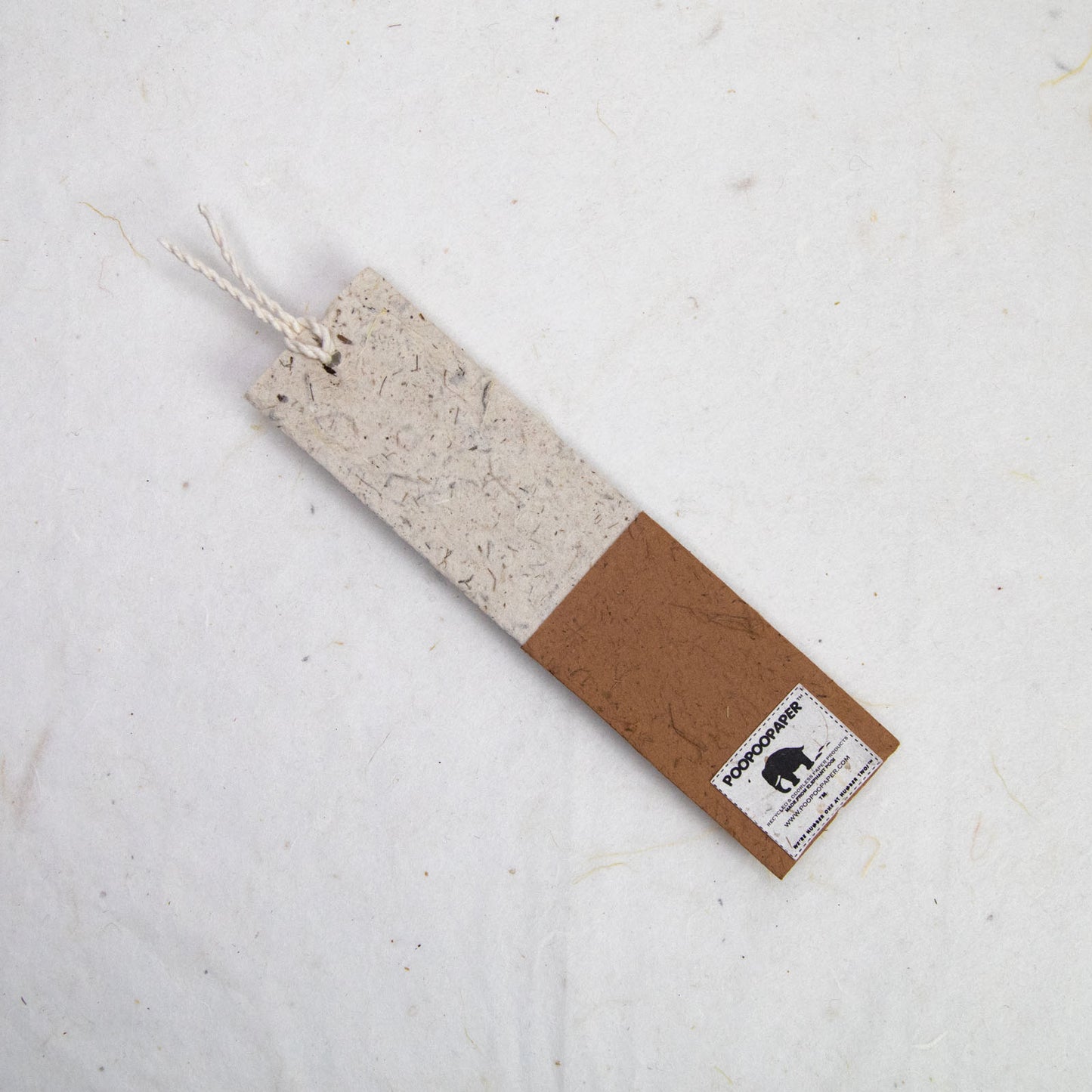 Classic Elephant POOPOOPAPER - Paper Bookmarks - Bark - (Set of 10) front