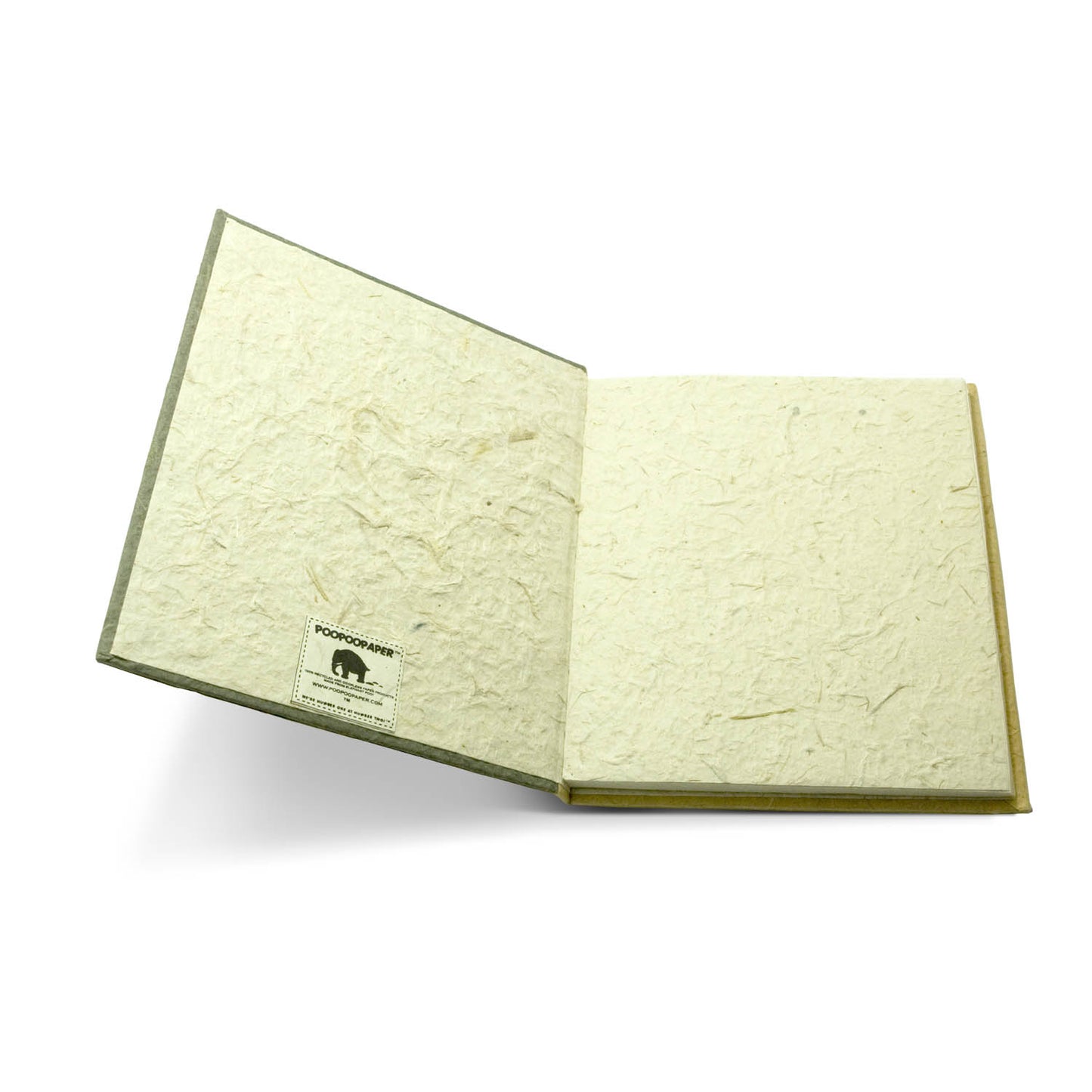Elephant POOPOOPAPER Eco-Friendly Journal with Jaguar design - cover open
