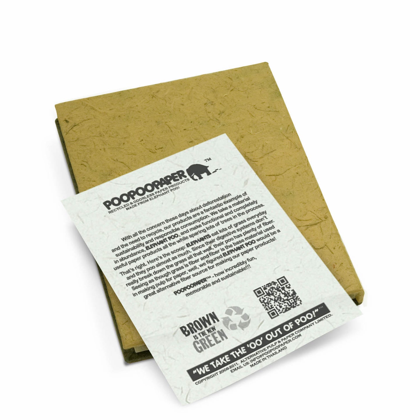 Jungle Safari - Jaguar Mini Ecofriendly Journal - Set of 3 - with POOPOOPAPER story card