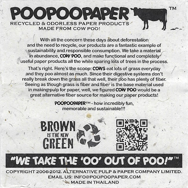 The Cow POOPOOPAPER Story