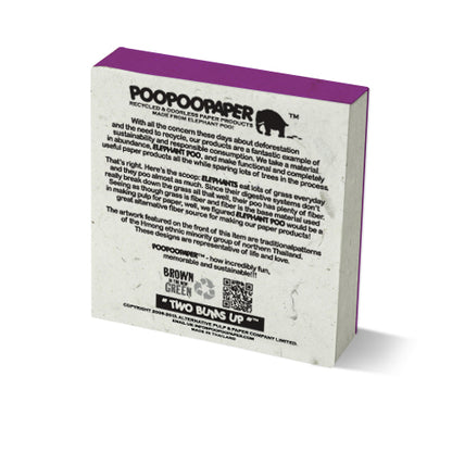 Hilltribe Pre-Pak Elephant POOPOOPAPER (80 pieces)