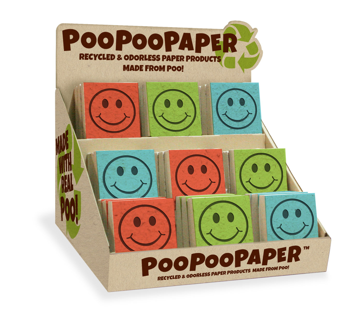 Pile-of-Smile Pre-Pak Cow POOPOOPAPER (80 pieces)