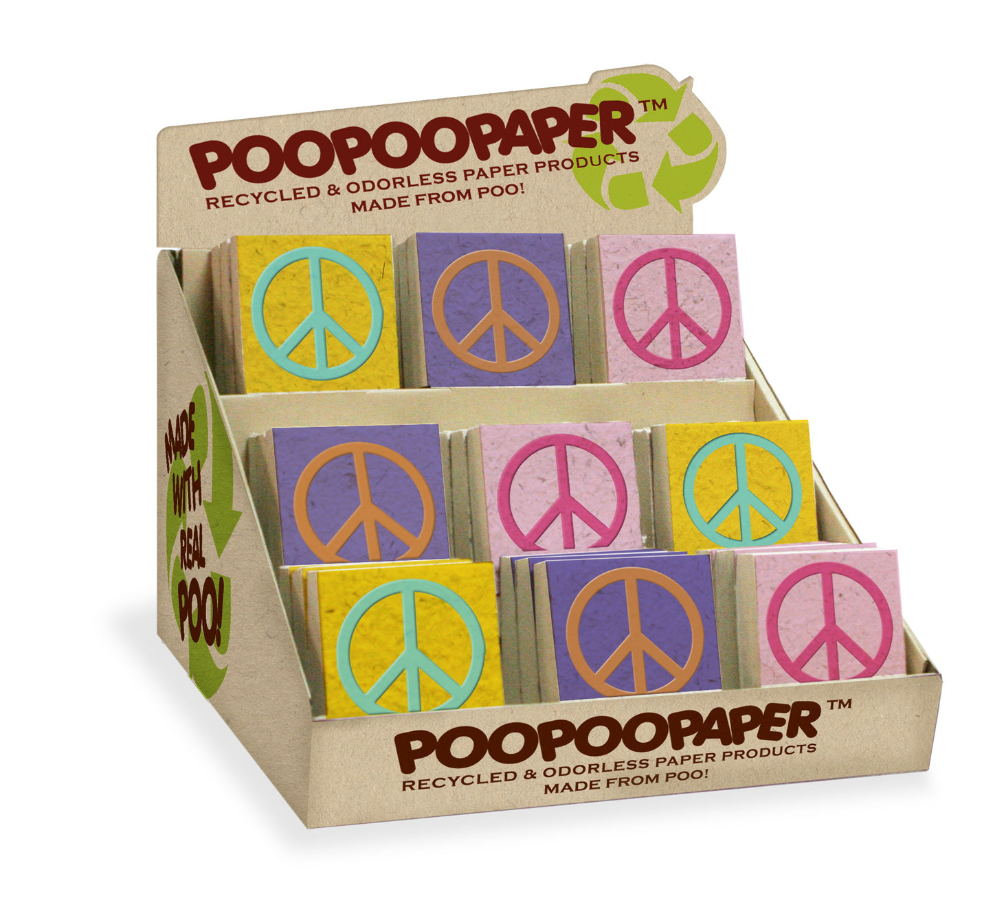 Peace of Poo Pre-Pak Cow POOPOOPAPER (80 pieces)