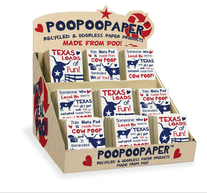 Someone Who Loves Me TEXAS Pre-Pak Cow POOPOOPAPER (80 pieces)