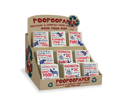 Someone Who Loves Me WASHINGTON, DC Pre-Pak Donkey & Elephant POOPOOPAPER (80 pieces)