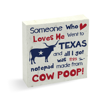 Someone Who Loves Me TEXAS Pre-Pak Cow POOPOOPAPER (80 pieces)