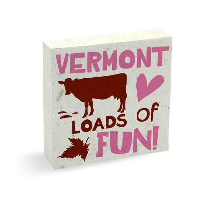 Someone Who Loves Me VERMONT Pre-Pak Cow POOPOOPAPER (80 pieces)