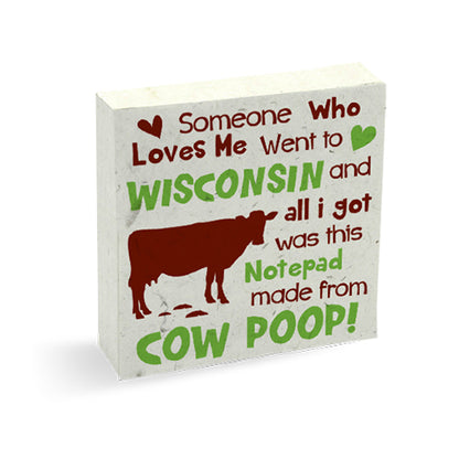 Someone Who Loves Me WISCONSIN Pre-Pak Cow POOPOOPAPER (80 pieces)