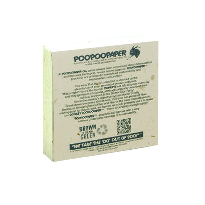 Someone Who Loves Me WASHINGTON, DC Pre-Pak Donkey & Elephant POOPOOPAPER (80 pieces)