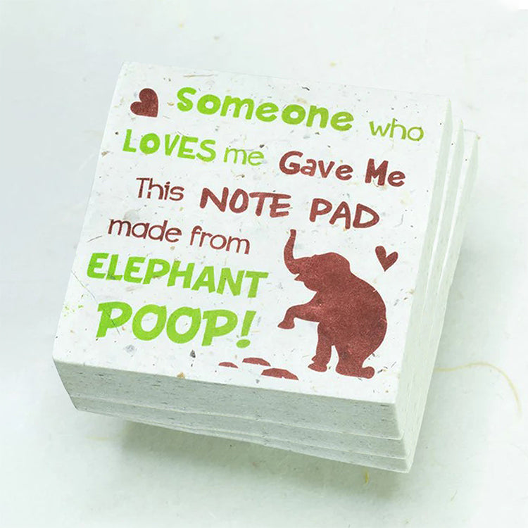 Someone Who Loves Me - Elephant - Eco-friendly Scratch Pads - Green (Set of 3) front stacked