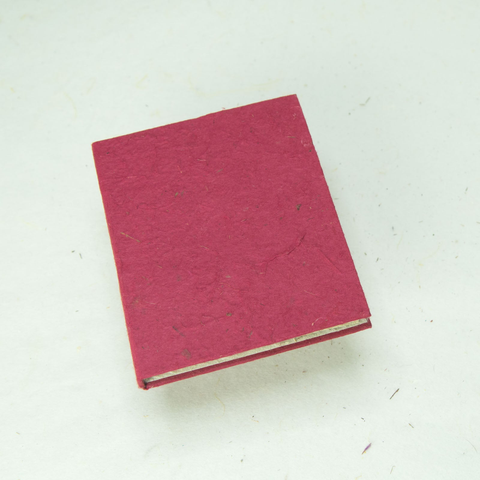 Classic POOPOOPAPER - Mini Eco-friendly Journal - Burgundy - Set of 3 front