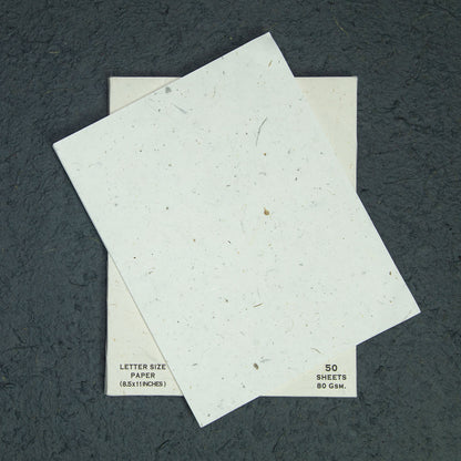 Cow POOPOOPAPER - Handmade paper sheets - back