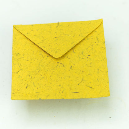 eco-friendly envelope yellow front