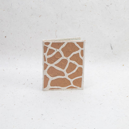 Jungle Safari - Giraffe Eco-friendly Journal and Mini-Journal Set - Mini Sustainable Journal Front