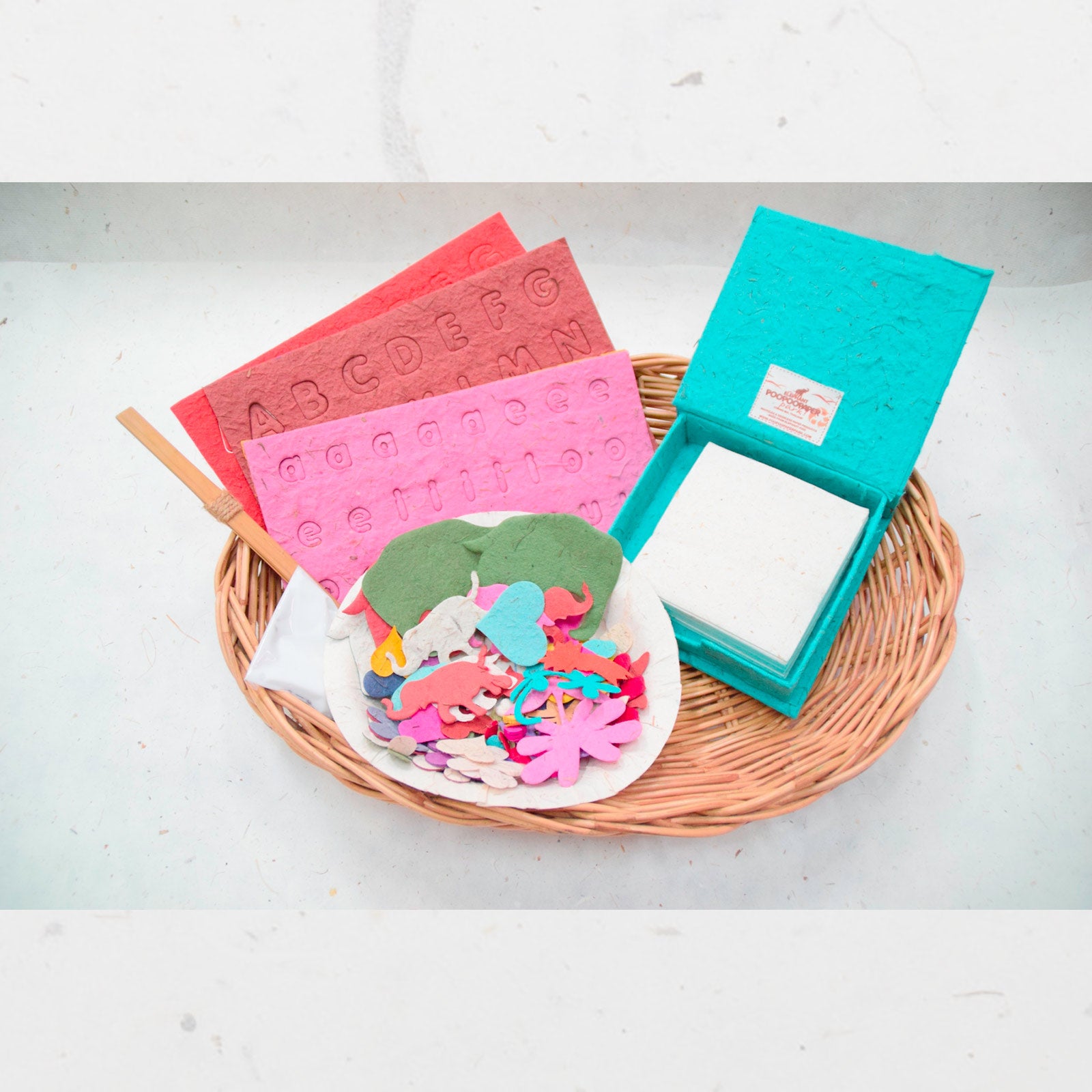 DIY - POOPOOPAPER eco-friendly Note Box Decorating Kit