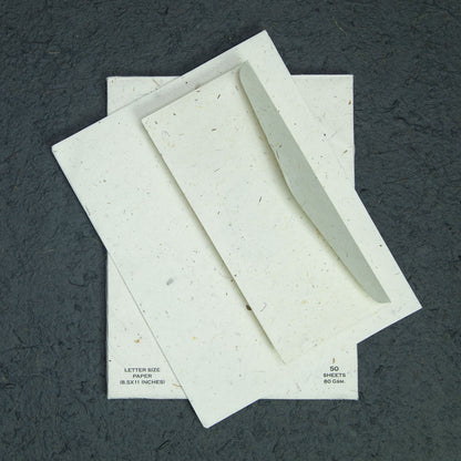 Cow POOPOOPAPER™ No.10 Size Handmade Envelopes — set