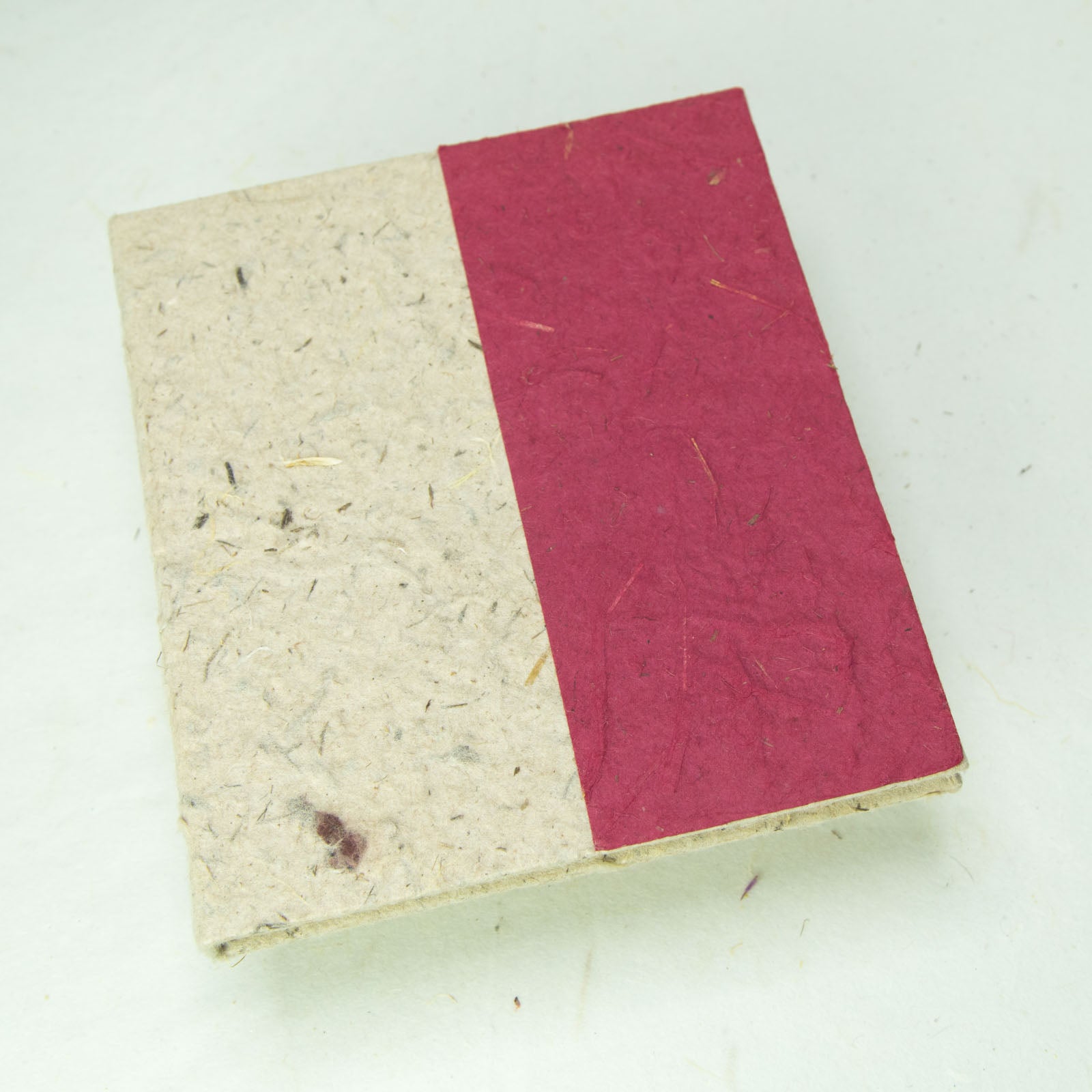 Two-Toned Eco-friendly Journal & Eco-friendly Notebook front burgundy