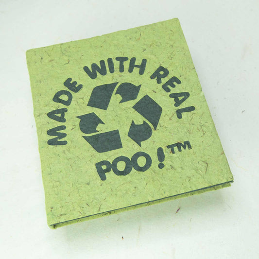 Sustainable Products - Made With Real Poo - Green - Eco-Friendly Journal - Front