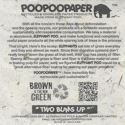 Donkey POOPOOPAPER Story Card About Our Eco-friendly Products