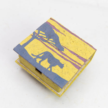 Savannah Sunset - Cheetah - Eco-friendly Note Box - front