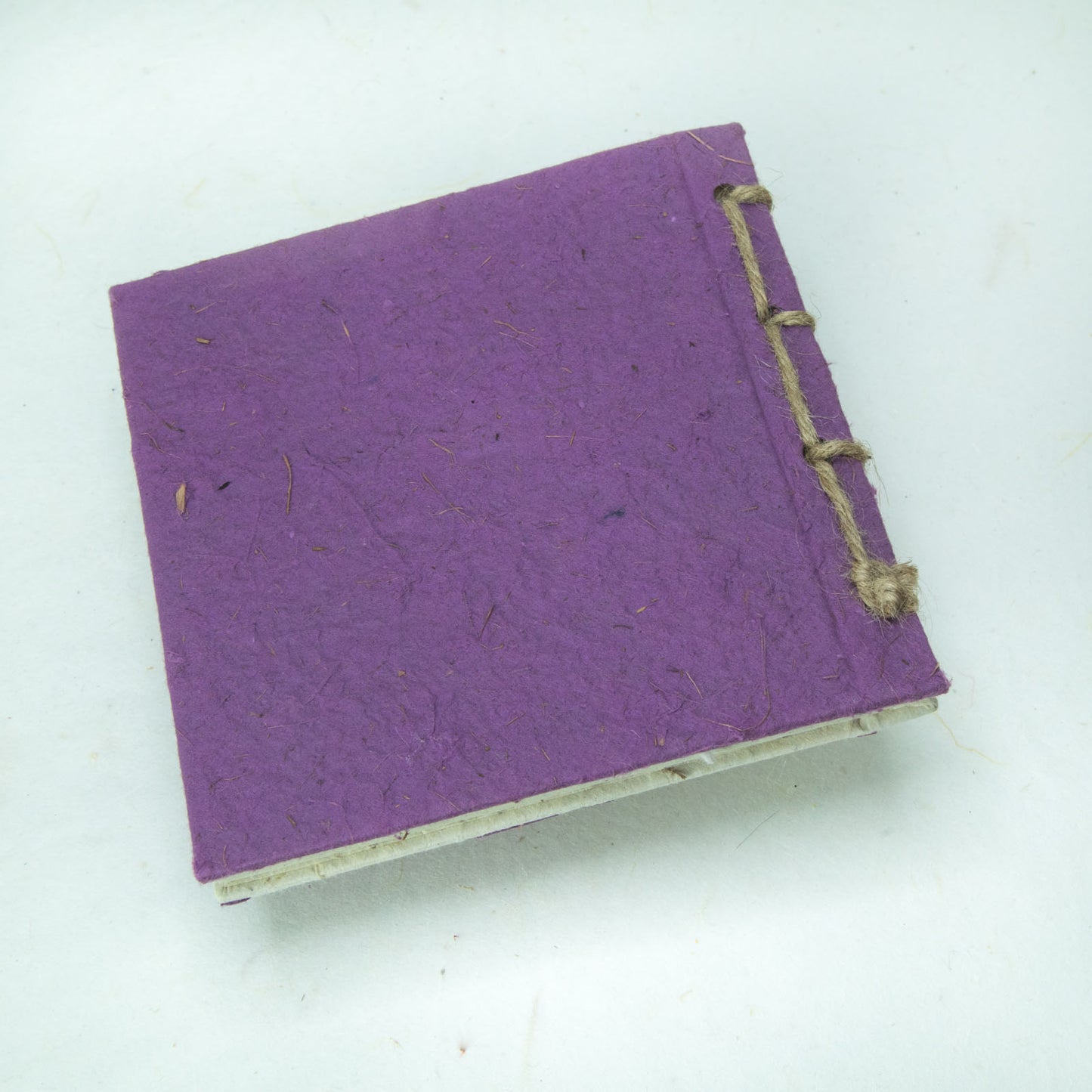 Eco-Friendly Journal Tree-Free Cow POOPOOPAPER - On The Farm - Cow & Rooster - Purple - Back