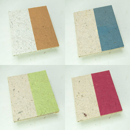 Two-Toned Eco-friendly Journal & Eco-friendly Notebook set of 4 - Front